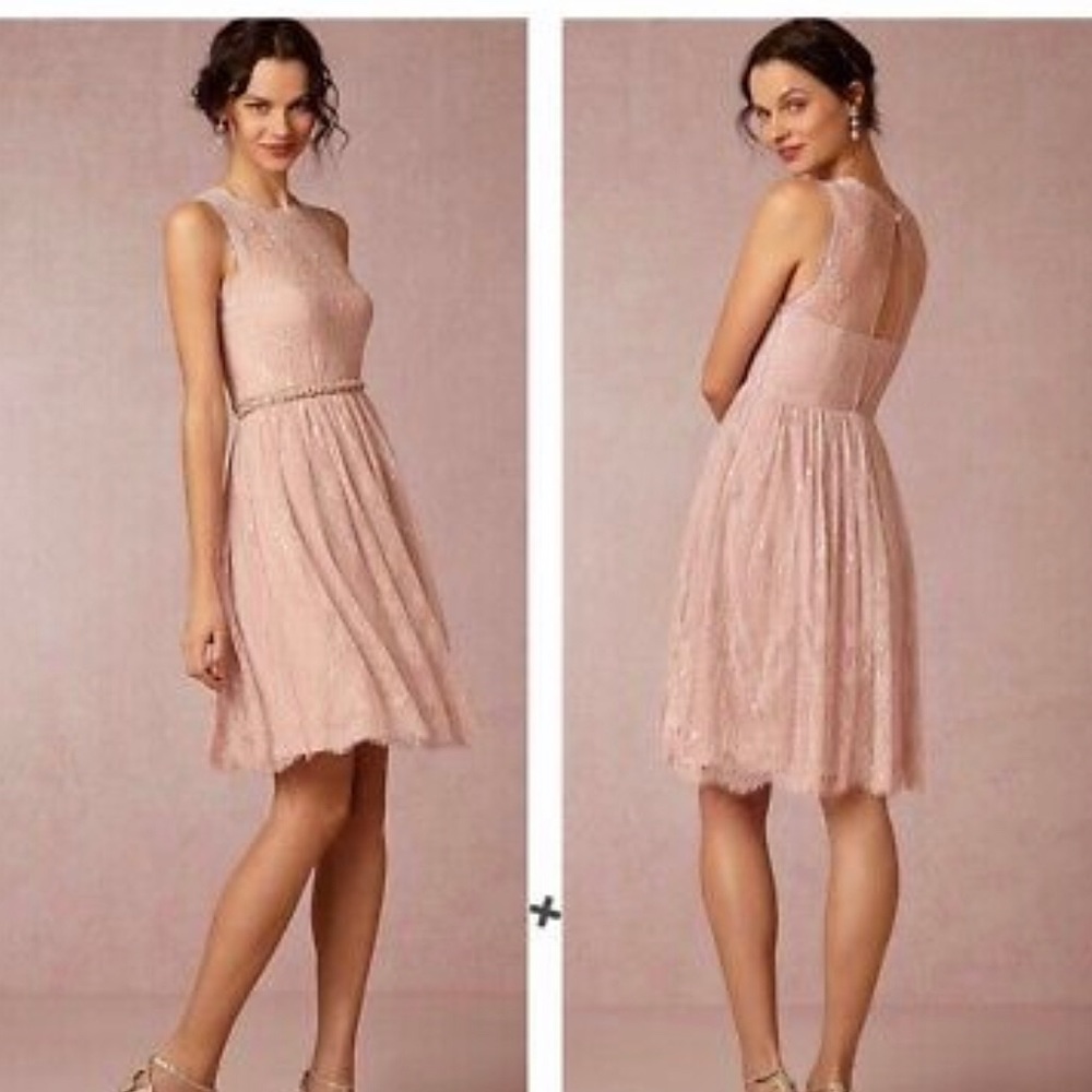BHLDN Blush Celia Bridesmaid Dress, SZ 6
